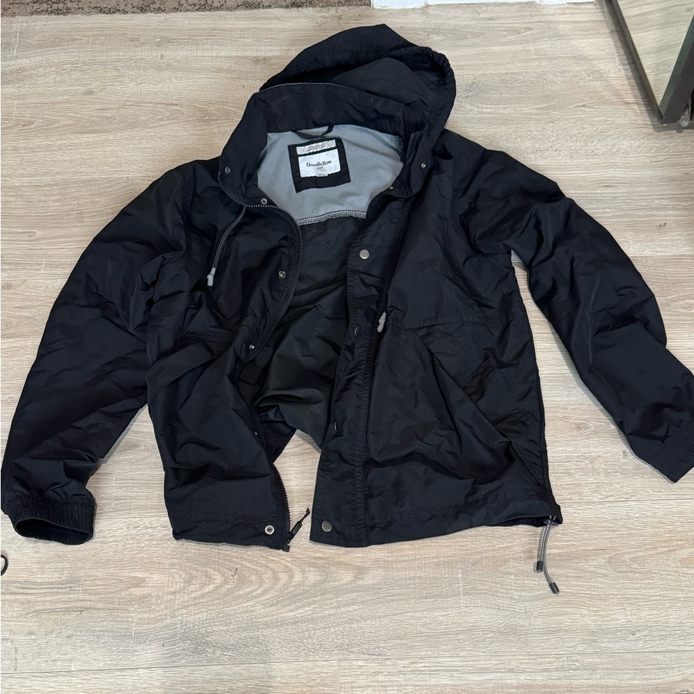 Goodfellow & Co Black Rain Jacket